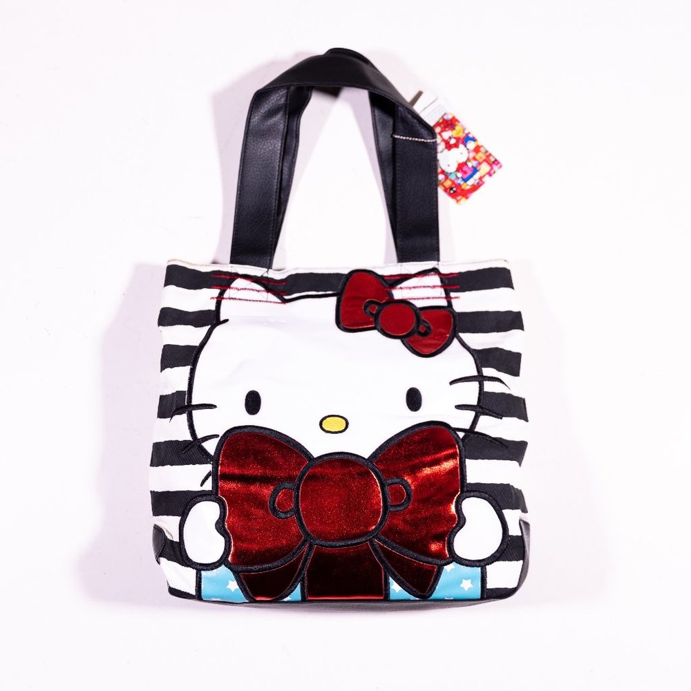 BNWT Loungefly Striped Hello Kitty Bag